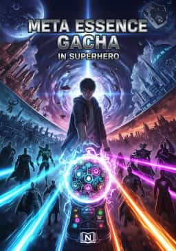 Meta Essence Gacha in Marvel novel cover