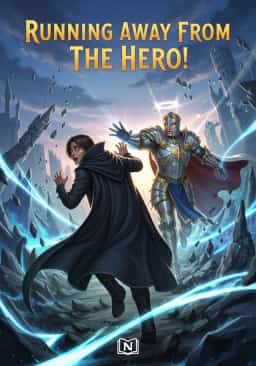 Running Away From The Hero! novel cover